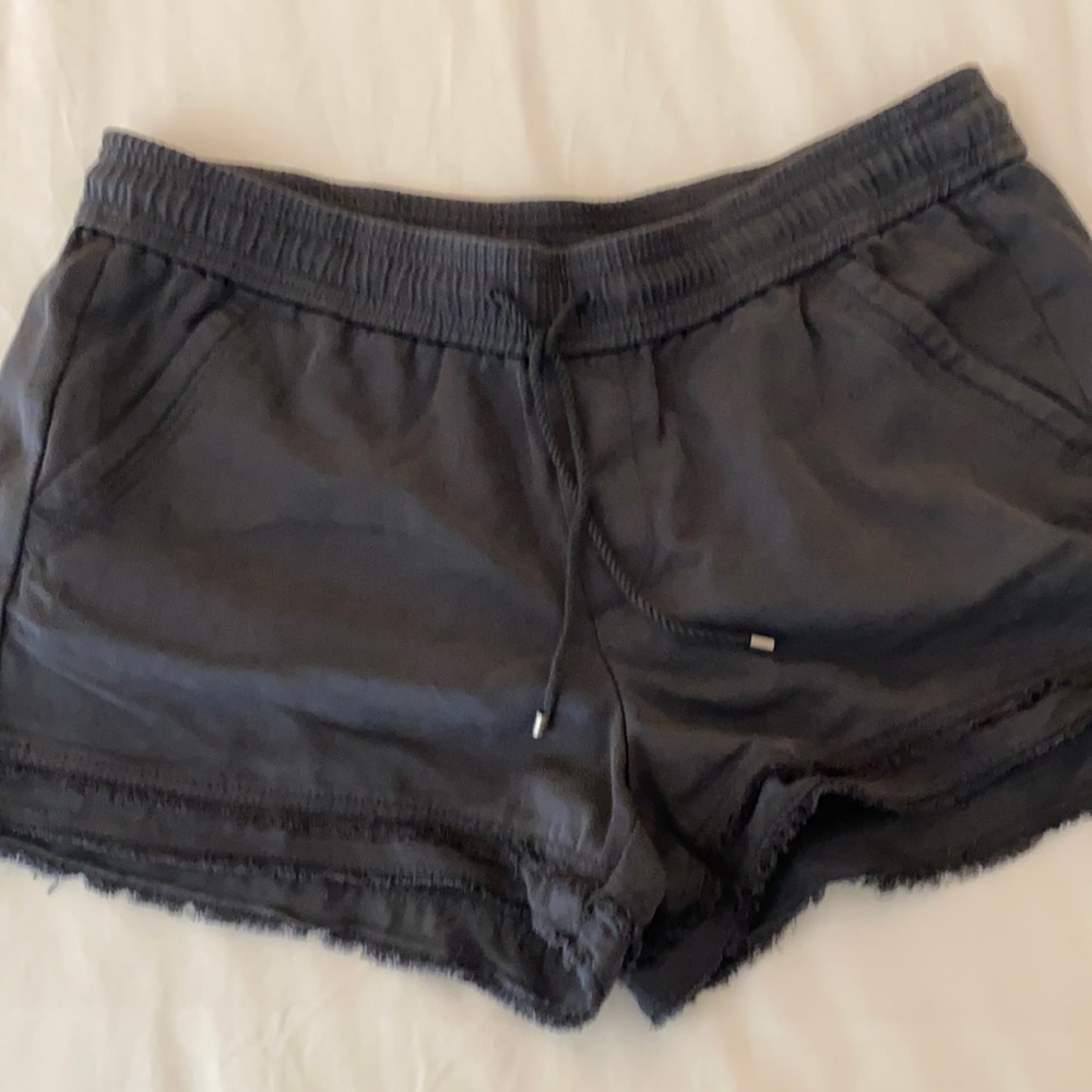 Charcoal colored loft shorts